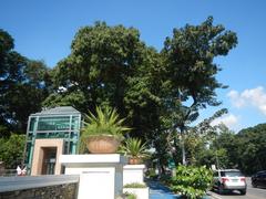 Elliptical Road roundabout in Quezon City surrounding Quezon Memorial Circle with Philippine Coconut Authority building