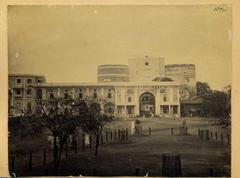 Bhadra Fort historic view in Ahmedabad Gujarat India 1872