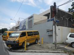 Santo Domingo Avenue corner with Gregorio Araneta Avenue in Quezon City showing Angelicum College and Santo Domingo Church