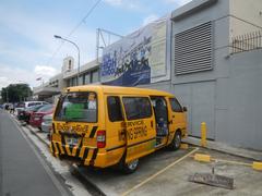 Santo Domingo Avenue corner of Gregorio Araneta Avenue in Quezon City with Angelicum College and Santo Domingo Church