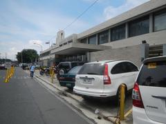 Santo Domingo Avenue and Angelicum College in Quezon City with Santo Domingo Church and nearby Barangays