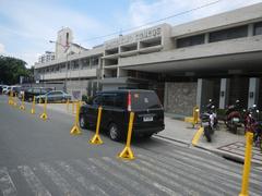 Santo Domingo Avenue at the corner of Gregorio Araneta Avenue in Quezon City with Angelicum College visible