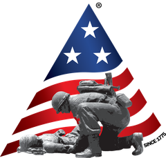 Army Medicine logo with a red cross and caduceus symbol