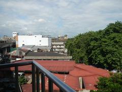 San Beda College building in Manila near Pedestrian Footbridge connecting Doroteo Jose and Recto LRT Stations