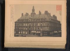 View of the Stock Exchange building in Lille, 17th century photomechanical print