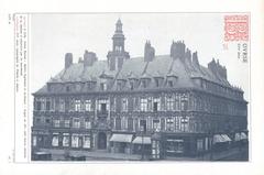 17th century view of the Stock Exchange building in Lille, France, photomechanical print