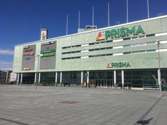Prisma hypermarket building in Viikki district Helsinki