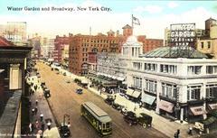 1917 postcard of New York Winter Garden Theatre featuring The Passing Show of 1916