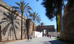 Exterior of Es Baluard Museum in Palma de Mallorca showing modern architecture and scenic surroundings