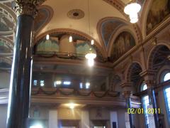 St. Hedwig Chicago Choir Lofts and Organ with intricate architectural details in 2011