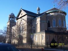 St. Hedwig Church Chicago East Side and Rear View
