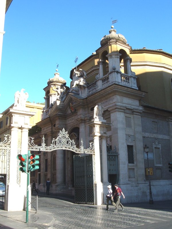 Chiesa di Sant'Anna dei Palafrenieri facade in Vatican City Rome