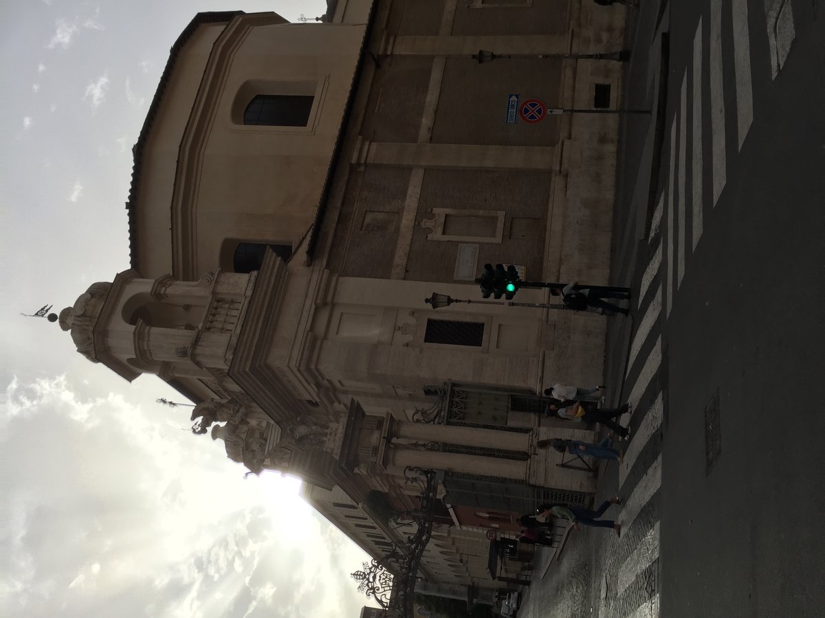 View of the Church of Sant'Anna dei Palafrenieri from Via di Porta Angelica