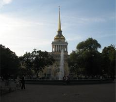 Admiralty Building In Saint Petersburg