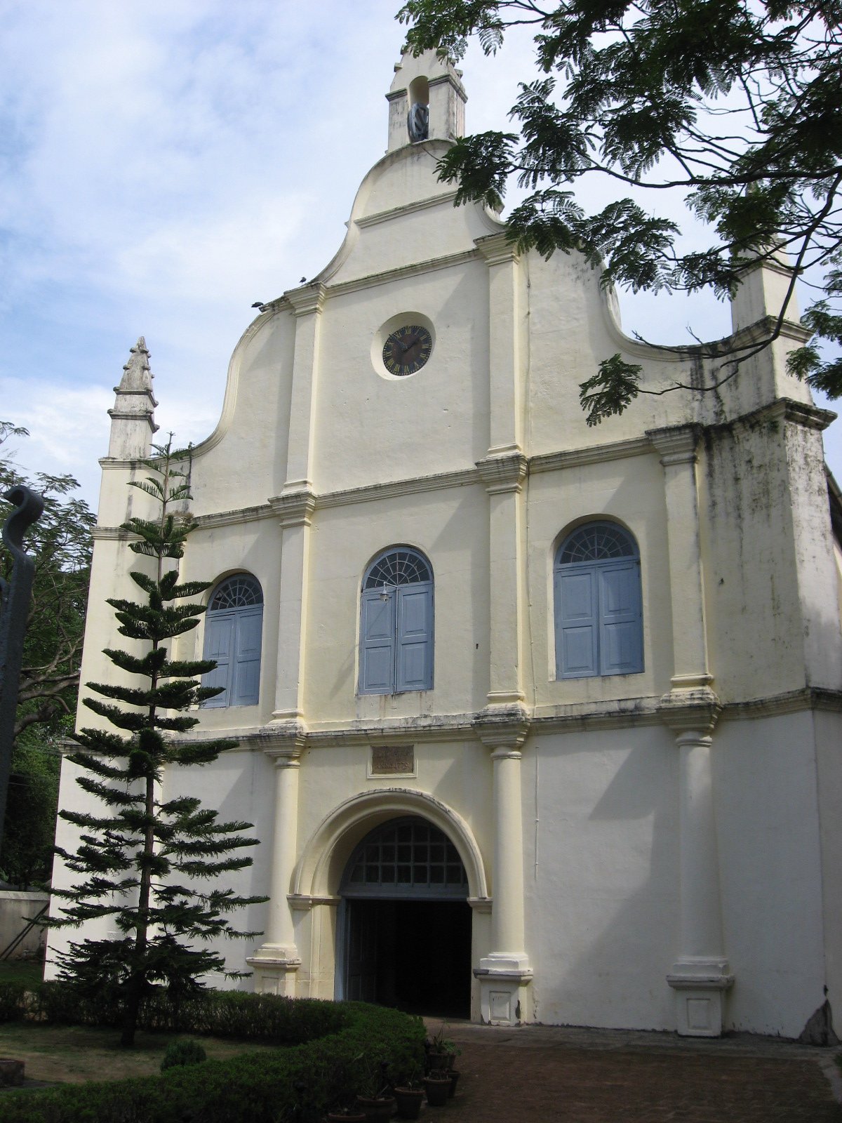 St. Francis Church in Kochi Kerala South India exterior view