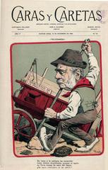 Governor Bernardo de Irigoyen portrait on Caras y Caretas magazine cover