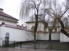 Remuh Synagogue in Krakow winter view with snow
