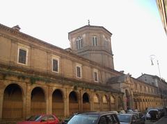 Facade of Arcispedale di Santo Spirito in Sassia hospital in Rome