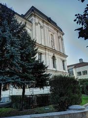 National Gallery for Foreign Art in Sofia, showing the modern architectural facade