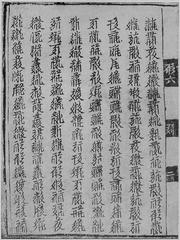 Page from Tangut translation of Analects of Confucius woodblock printed
