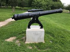 War of 1812 Memorial Cannons at Patterson Park in Baltimore, Maryland
