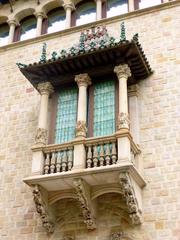 Facade of Casa Serra building, Diputació de Barcelona, Barcelona