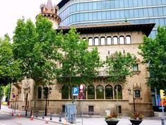 Casa Serra building at Diputació de Barcelona in daylight