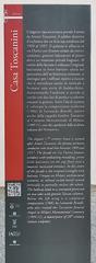 Information board of Palazzo Toscanini in Milan