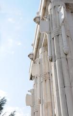 Southern view of the Siegesdenkmal - Monumento alla Vittoria monument in Bozen Bolzano Italy
