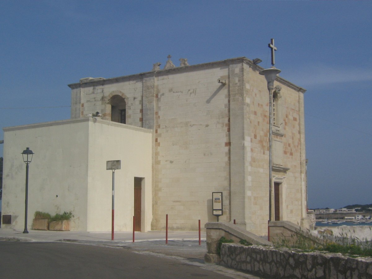 Chiema dell'Altomare in Otranto, historic lighthouse and coastal landscape