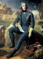 Portrait of General Louis Lazare Hoche at age 28 in French military uniform