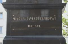 Polish inscription on stone plaque