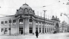 Montreal Forum historic building in 1925
