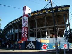 Facade of Defensores del Chaco Stadium in Paraguay