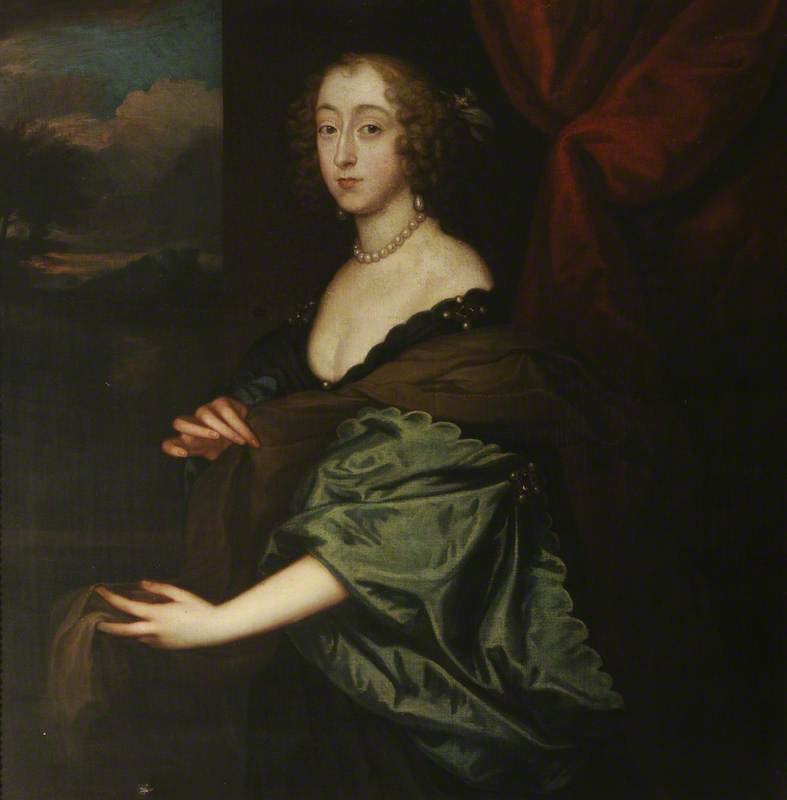 Portrait of Penelope, Lady Herbert, painted by Anthony van Dyck