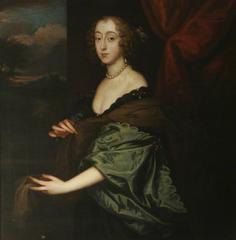 Portrait of Penelope, Lady Herbert, painted by Anthony van Dyck