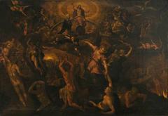 Painting of the Resurrection of Jesus by follower of Jacopo Tintoretto