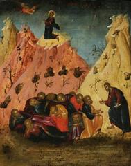 Painting of Agony in the Garden depicting Jesus Christ praying in the garden before his arrest