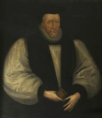 Portrait of Tobias Matthew, Archbishop of York, wearing ecclesiastical robes