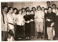 Peking Opera performers at Teatro Nacional Cervantes during a performance of Juan de Dios Milico y Paisano