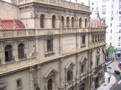 The Cervantes Theater building in Buenos Aires Argentina