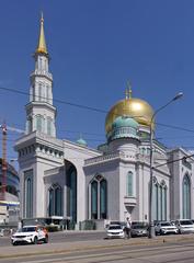Mosque on Durova Street in Moscow with clear sky