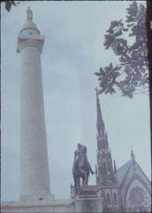 Washington Monument in Baltimore from the 19th century