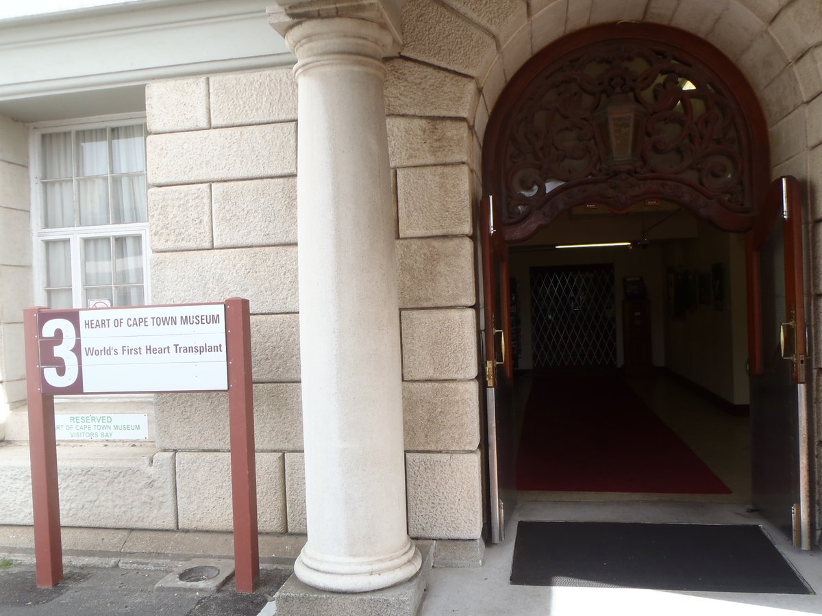 Old Groote Schuur Hospital building in Cape Town where the first human heart transplant was performed