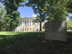 Memorial to the 81st Infantry Division in front of North Carolina State Capitol