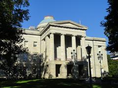 North Carolina State Capitol building east facade in Raleigh, North Carolina