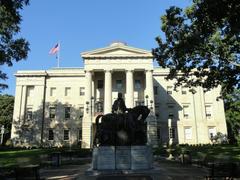 North Carolina State Capitol building east facade in Raleigh