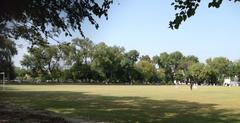 Islamia College Football Ground with clear sky and green field