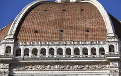 Balcony designed by Baccio d'Agnolo on one side of Brunelleschi's dome, Florence