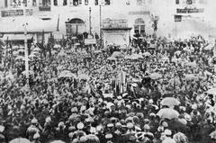 Historical demonstration in Erivan Square Tbilisi February 1917